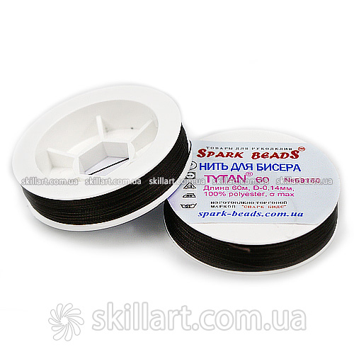 Нитки для бисера Tytan 60 Spark Beads (60м), 69160